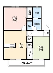 セジュール泉田の物件間取画像